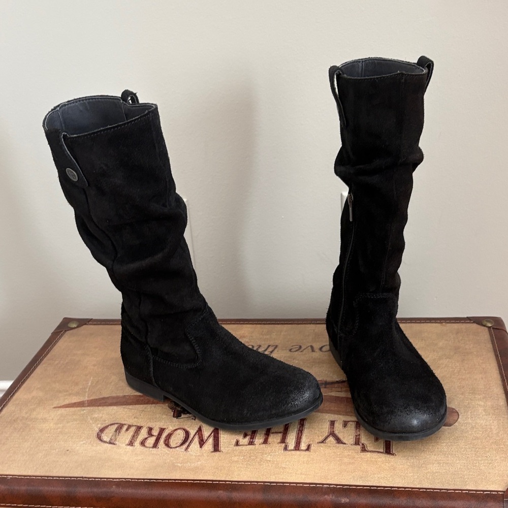 Birkenstock Black Suede Women's Boots